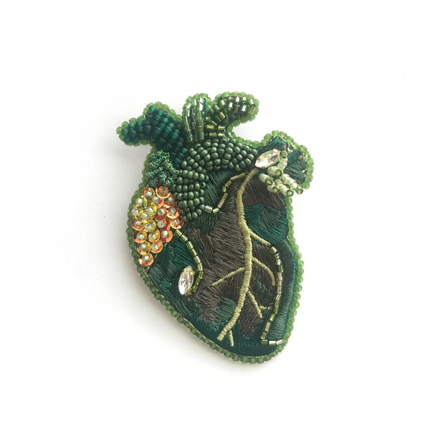 Queen Butterfly Brooch