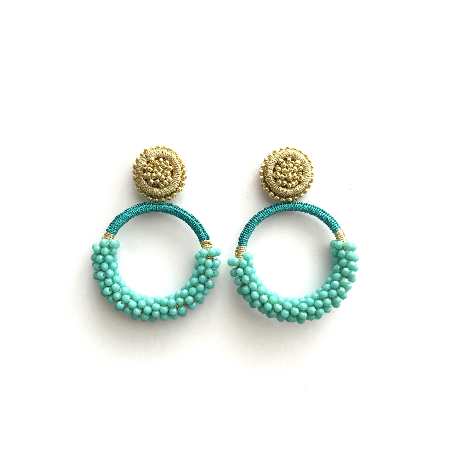 Onega Round L Earrings