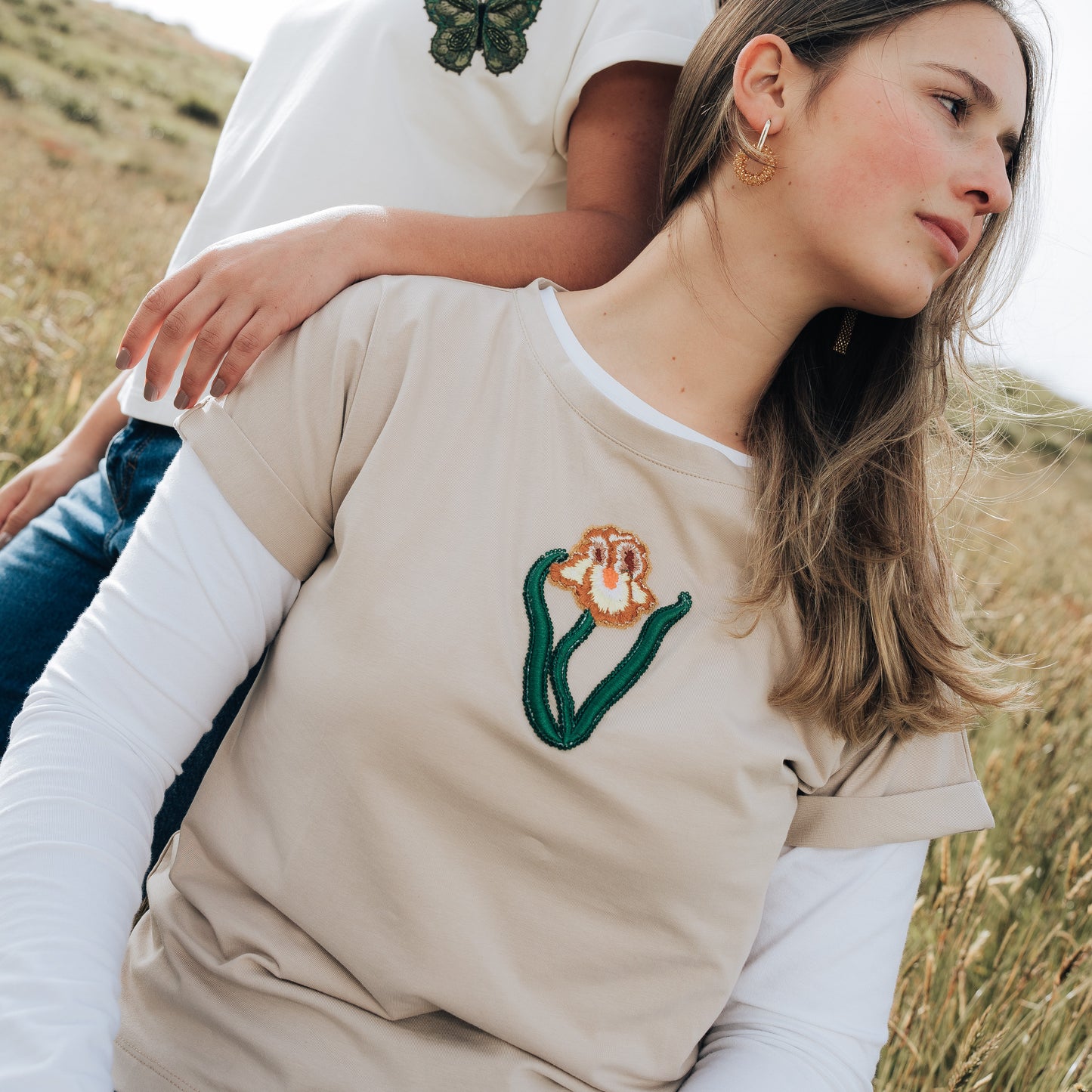 Embroidered T-Shirt Flora