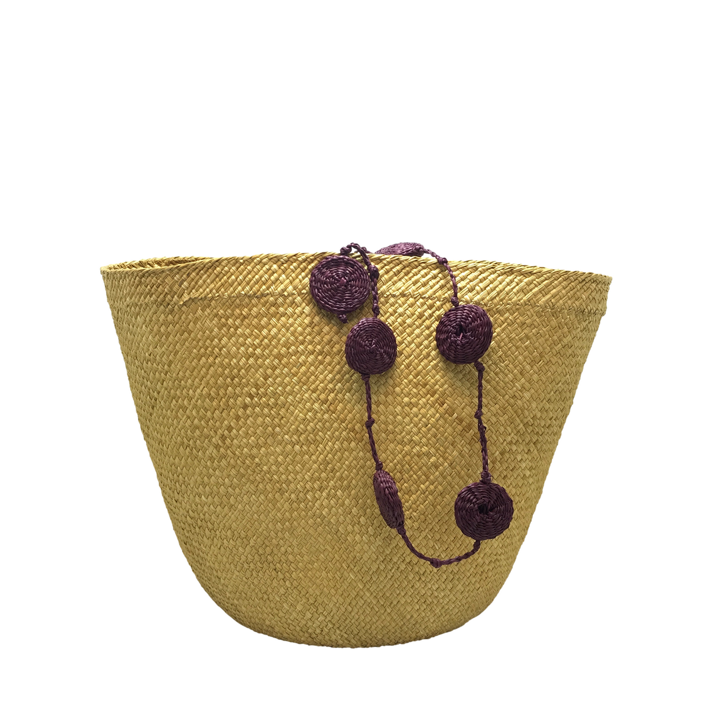 Straw Fan Bag