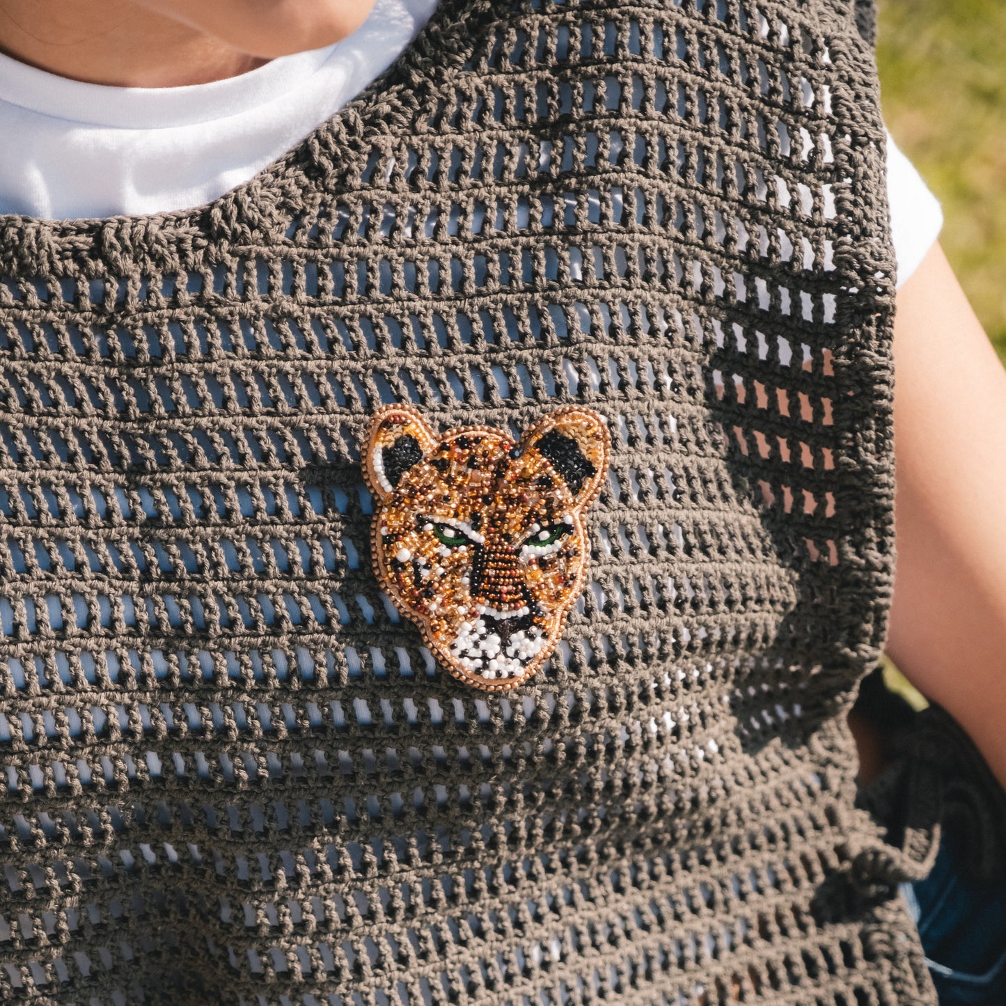 Leopard Brooch