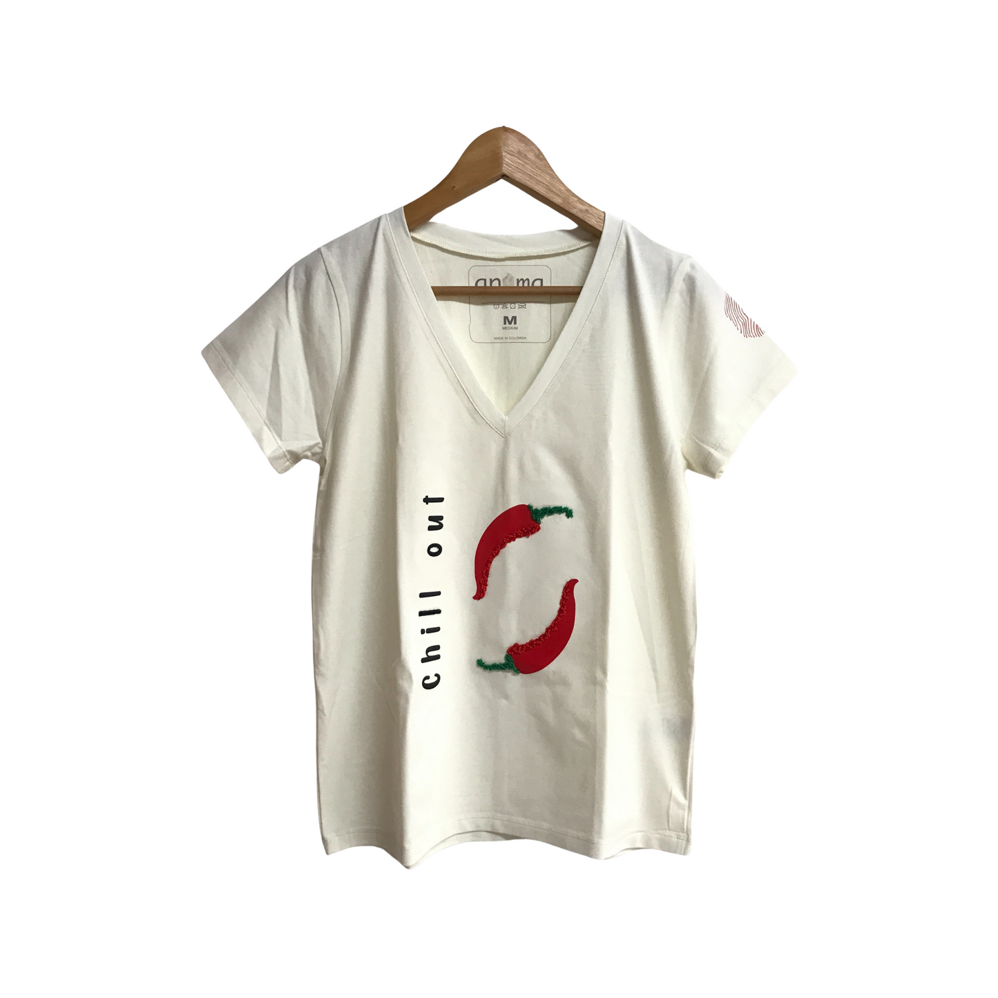 Embroidered Printed T-Shirt