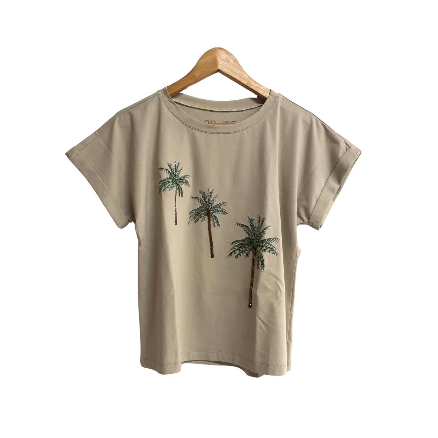 Embroidered Printed T-Shirt