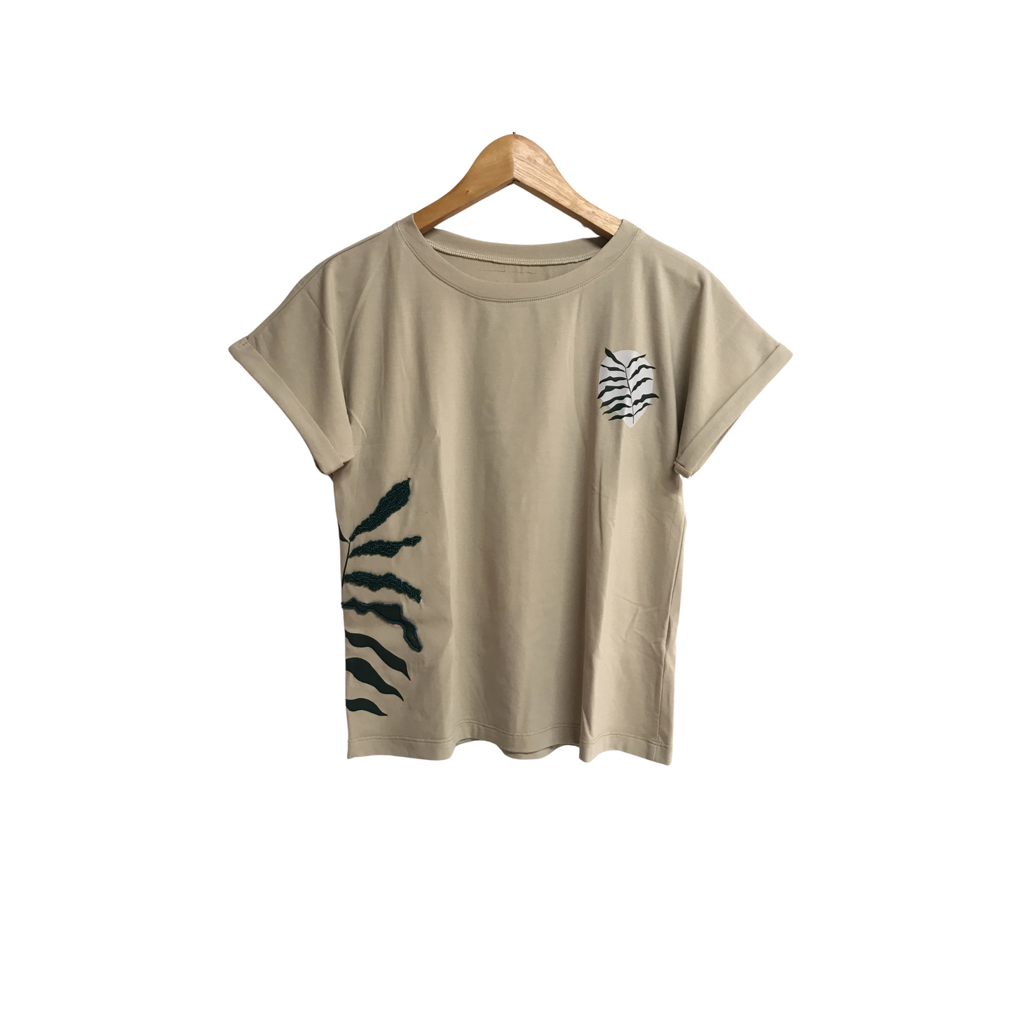 Embroidered Printed T-Shirt