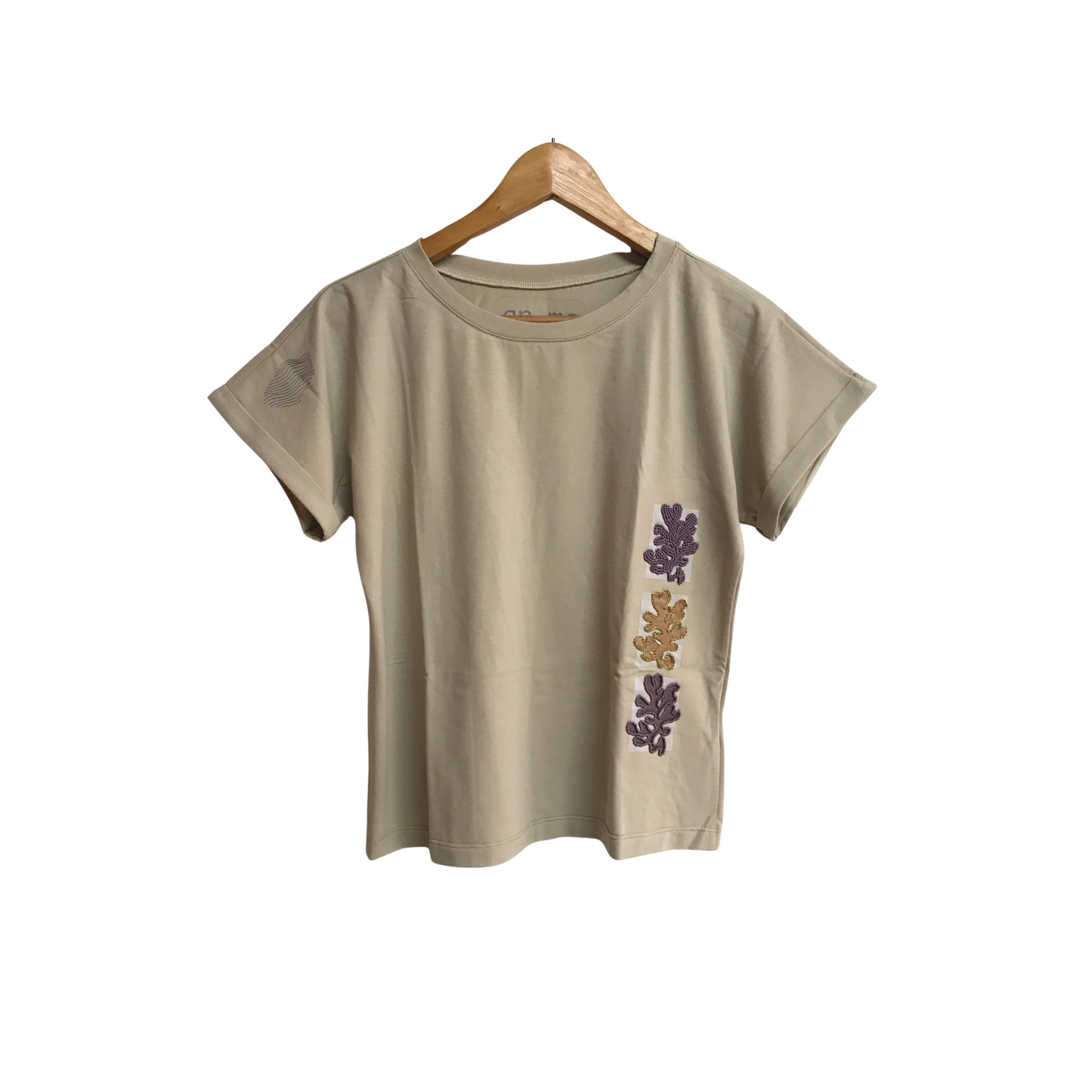 Embroidered Printed T-Shirt