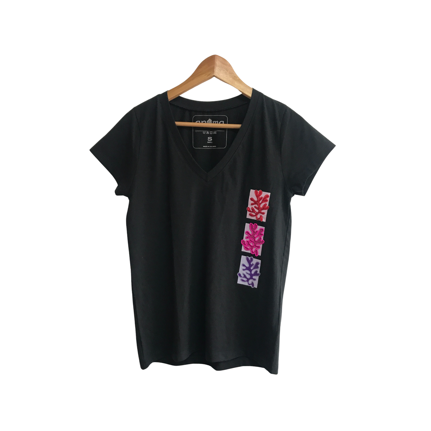 Embroidered Printed T-Shirt