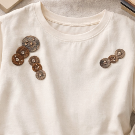 Embroidered T-Shirt Loto