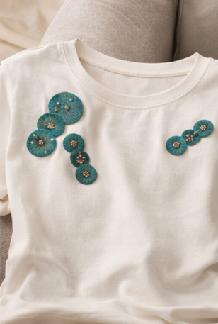 Embroidered T-Shirt Loto
