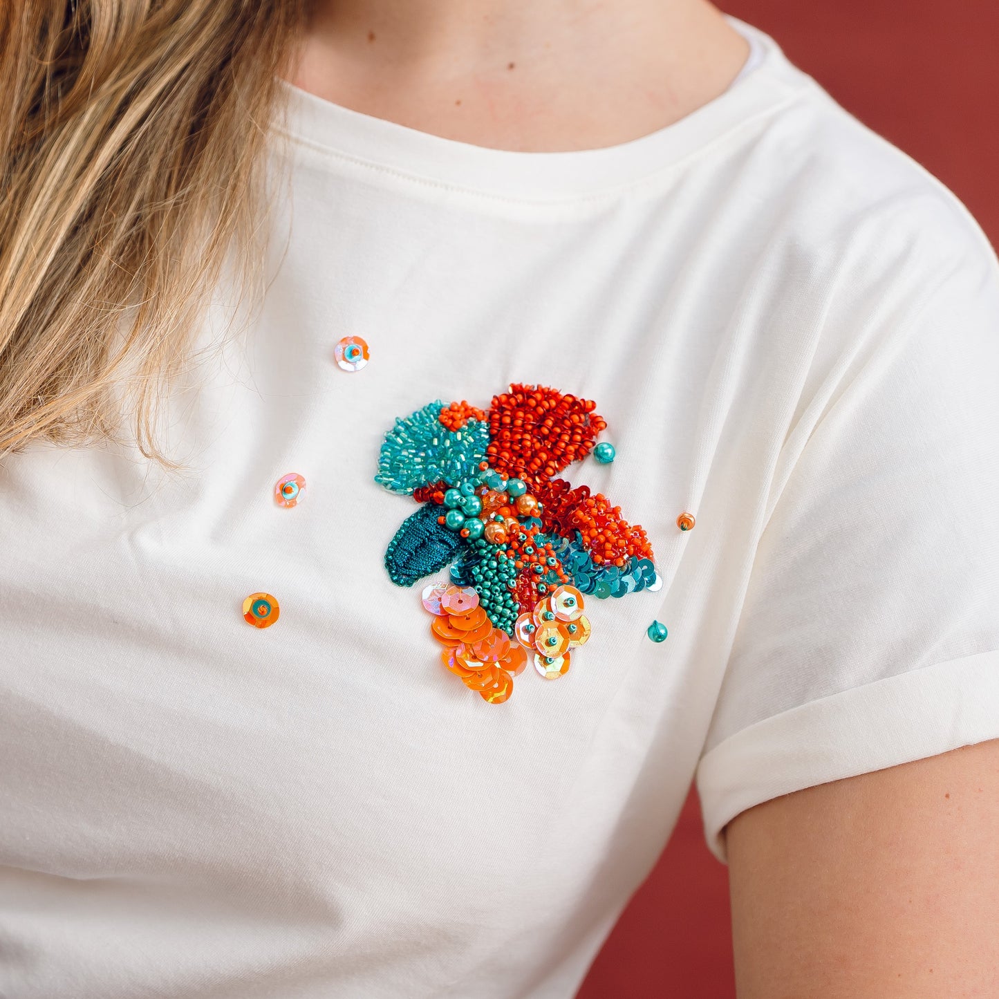 Embroidered T-Shirt Amazonia