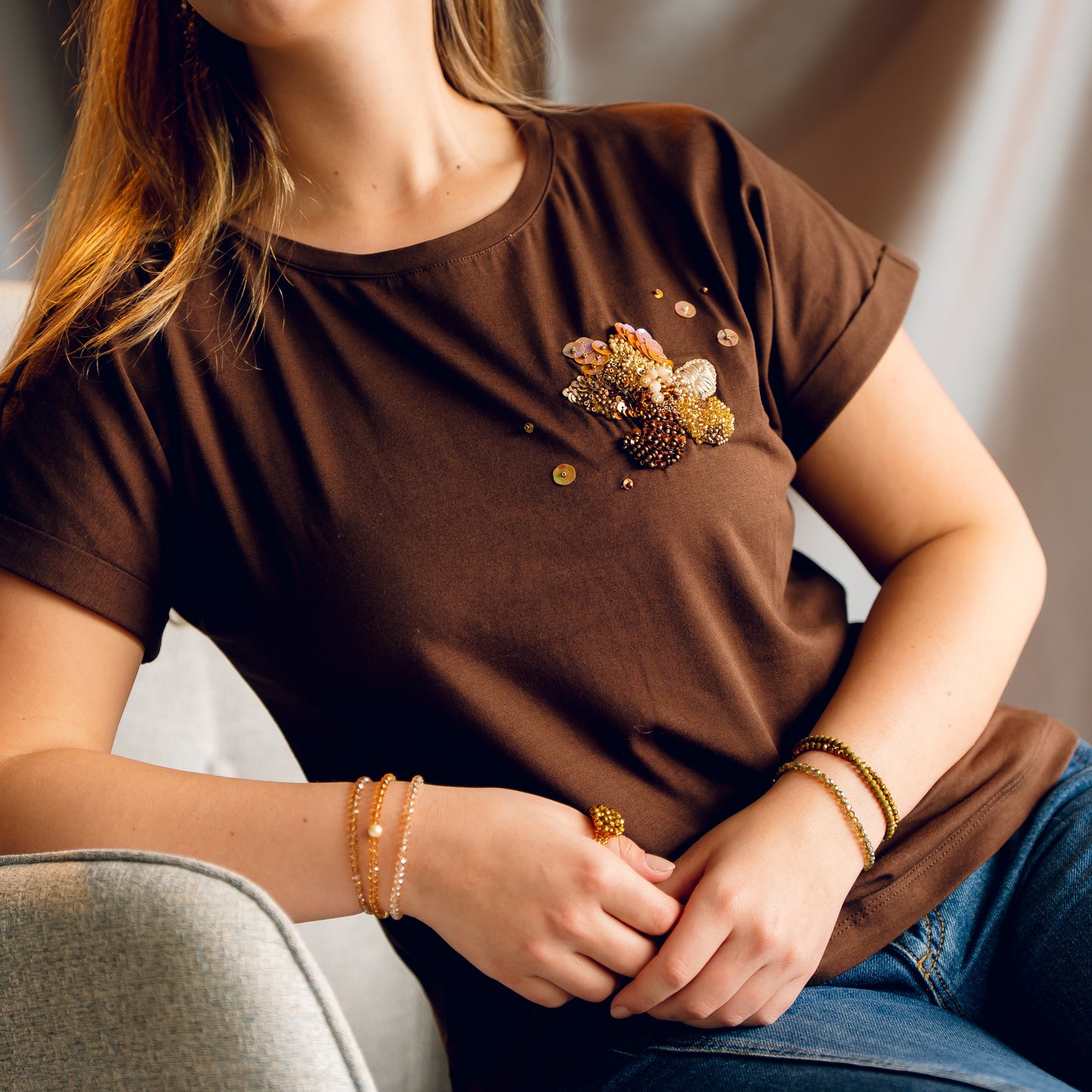 Embroidered T-Shirt Amazonia