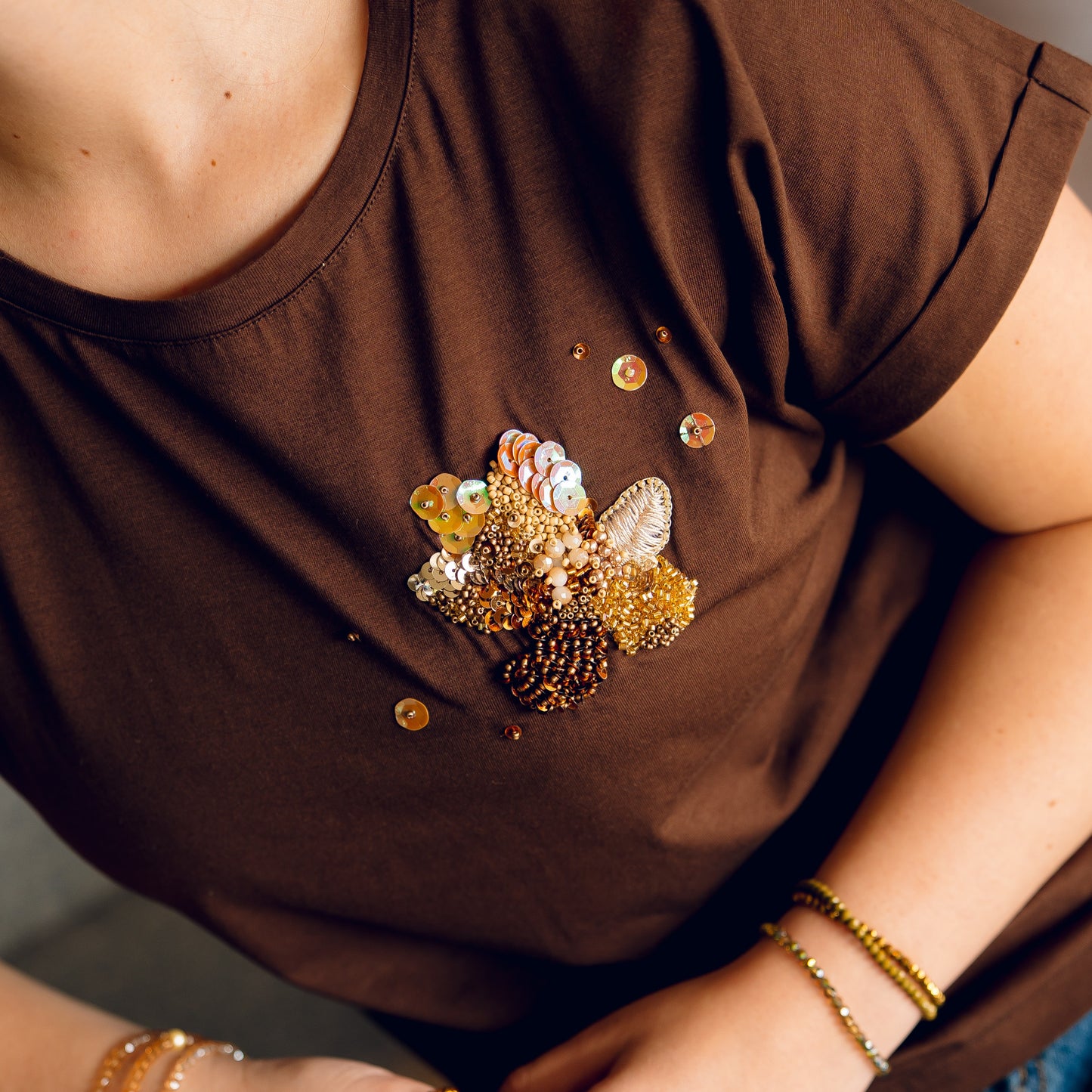 Embroidered T-Shirt Amazonia