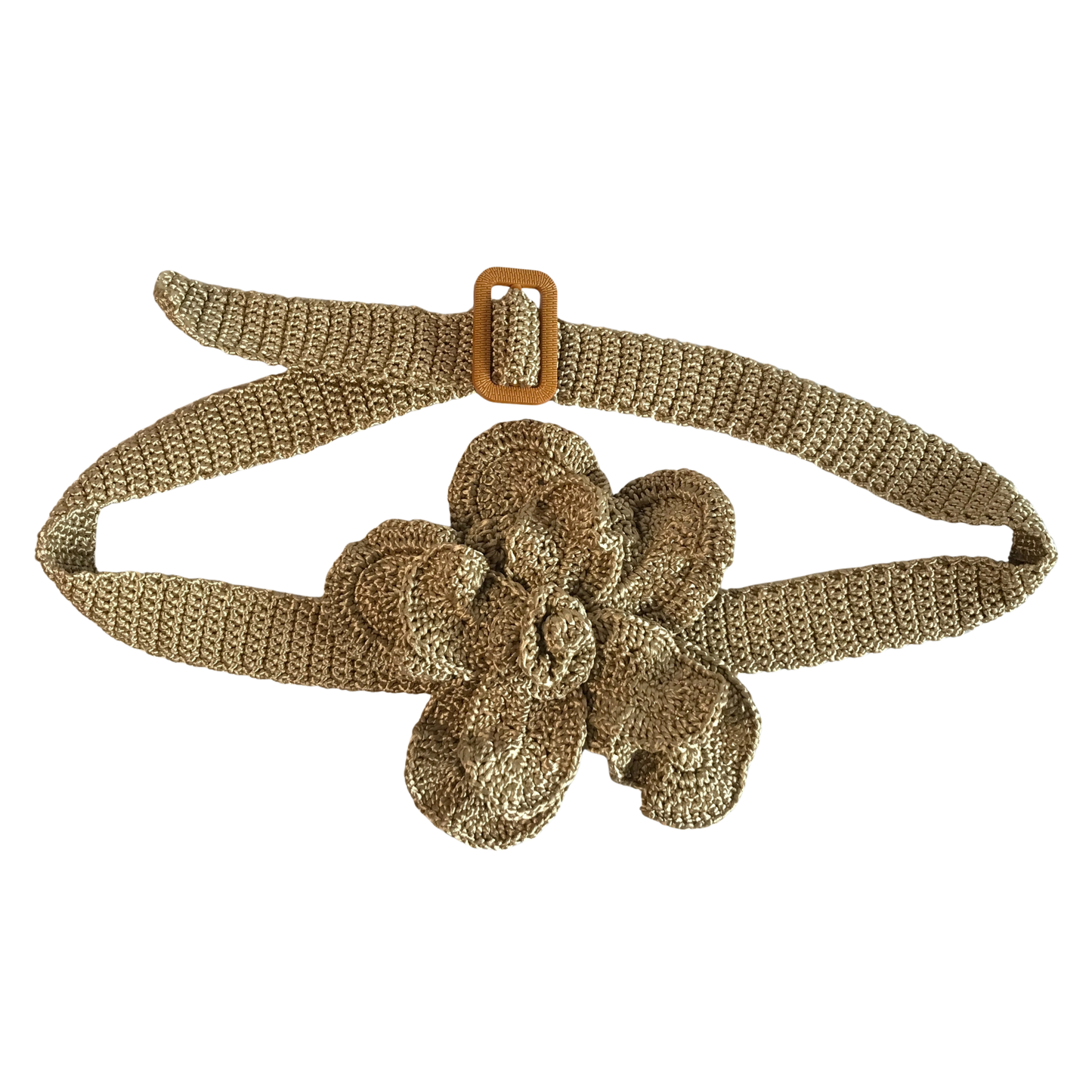 Flower M Crochet Belt