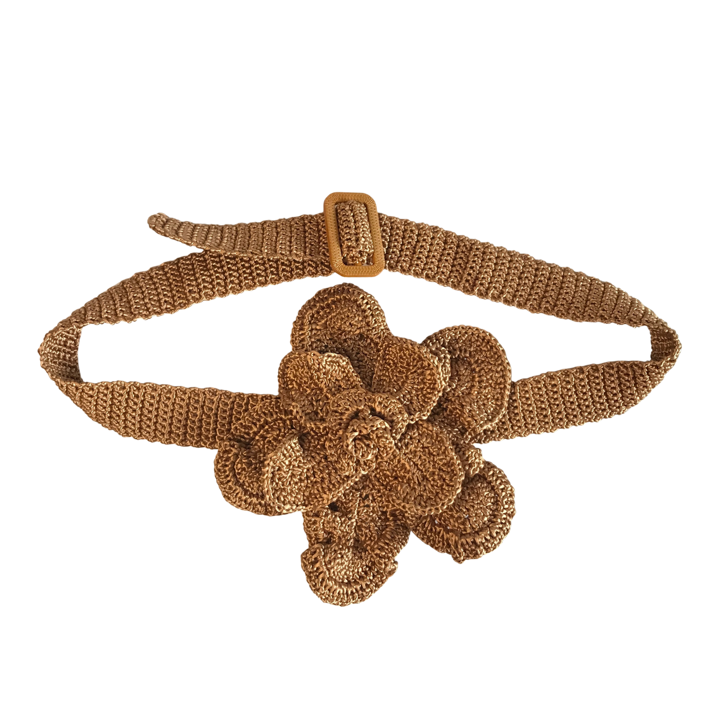 Flower M Crochet Belt
