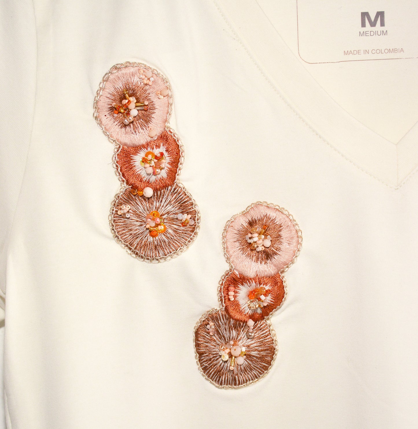 Embroidered T-Shirt Lotus