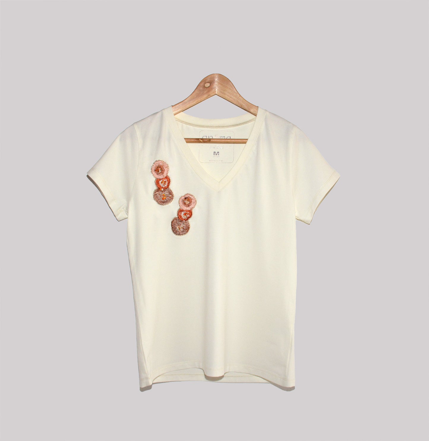 Embroidered T-Shirt Lotus