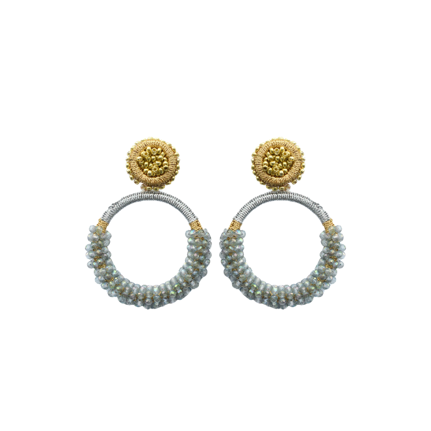 Onega Round L Earrings