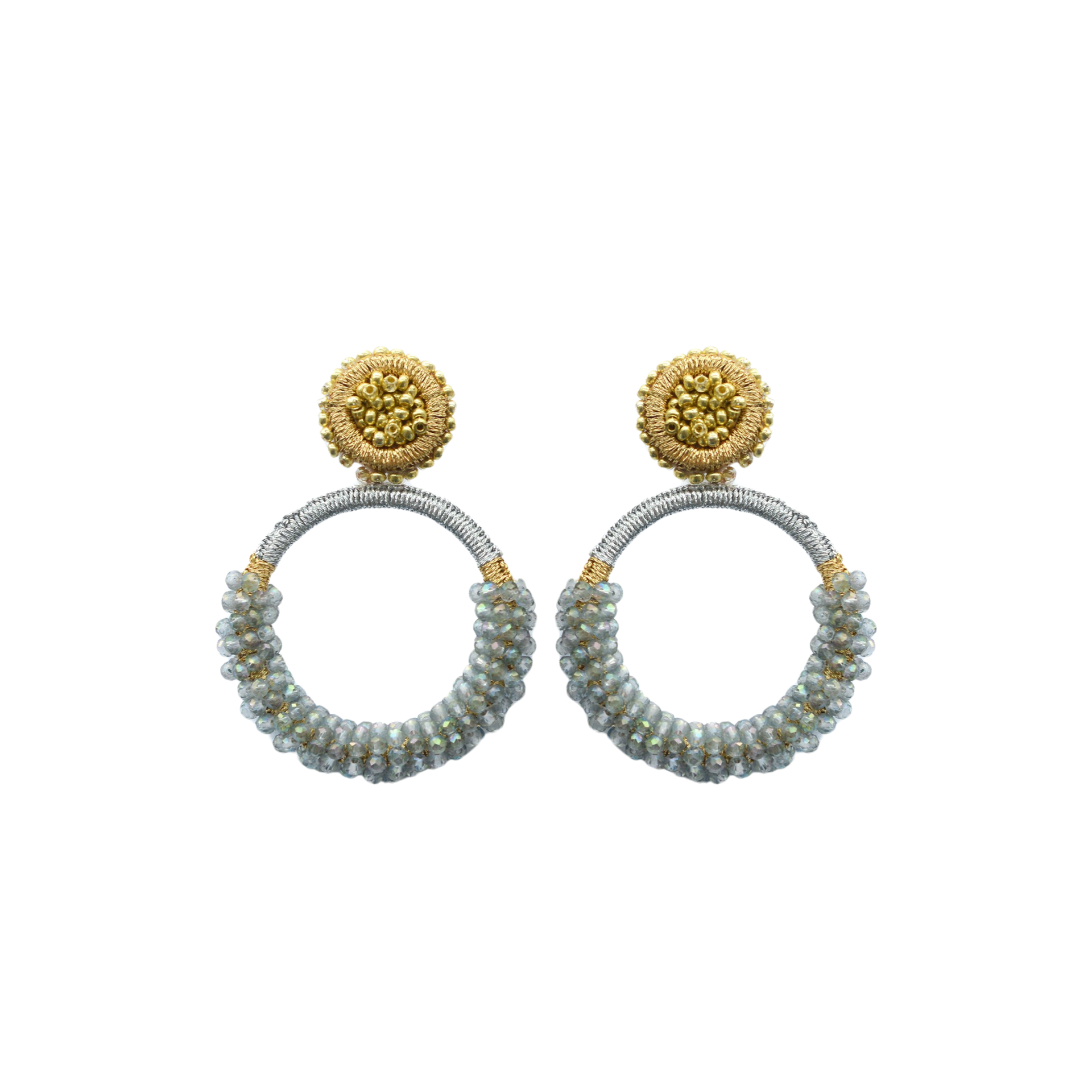 Onega Round L Earrings