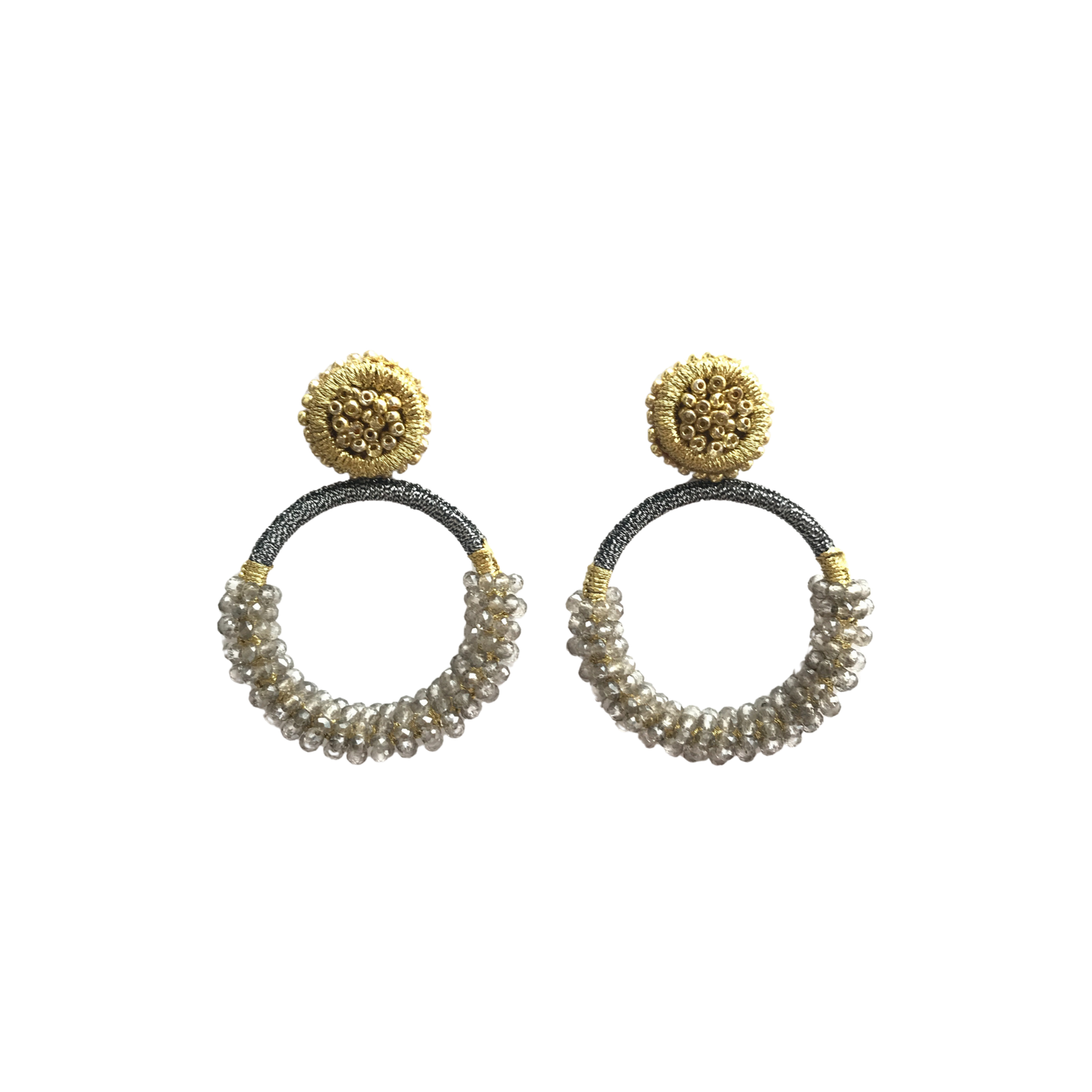 Onega Round L Earrings