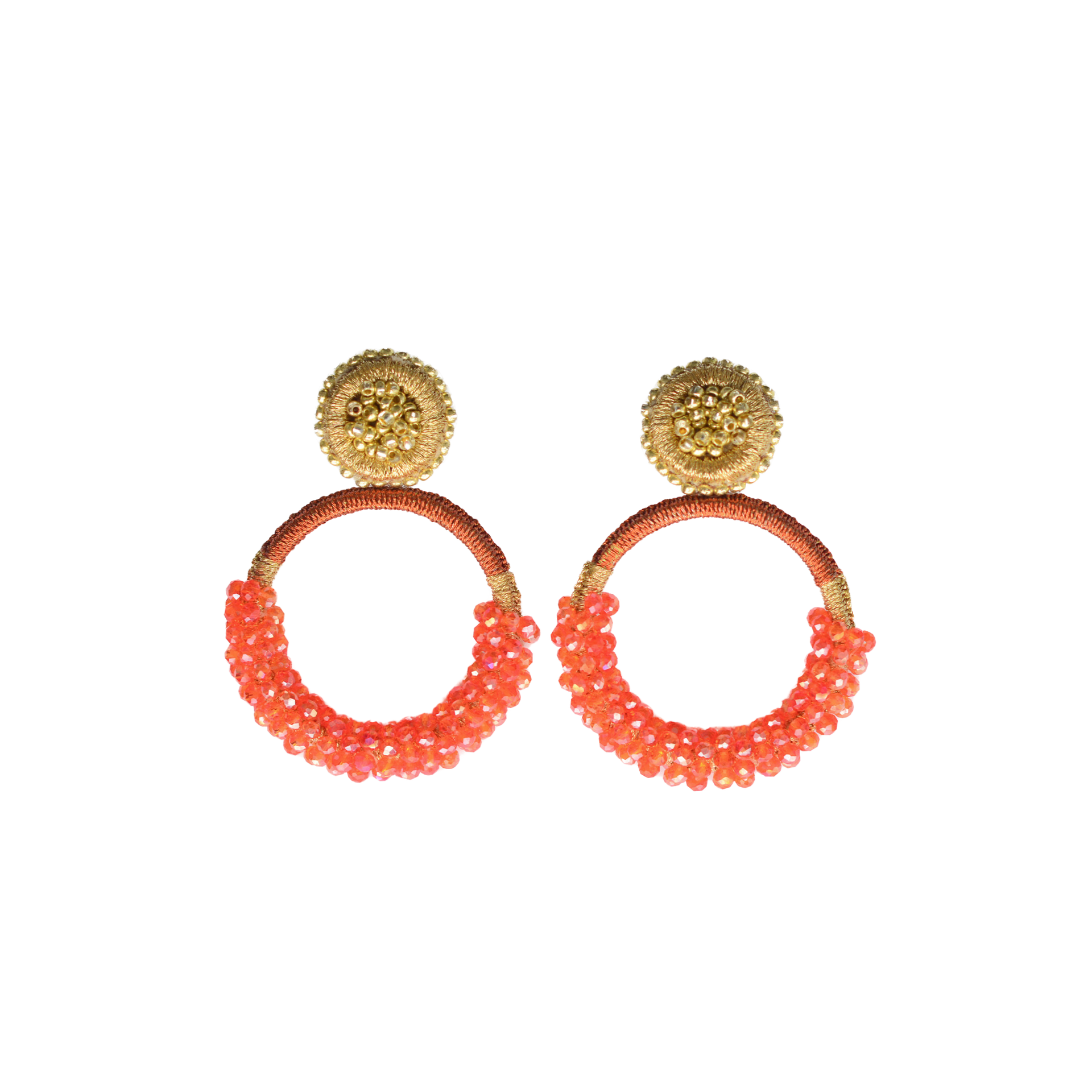 Onega Round L Earrings