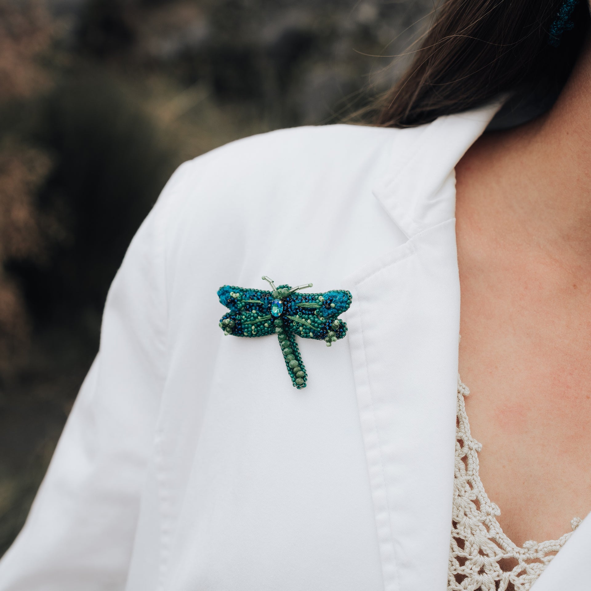 Libélula Brooch