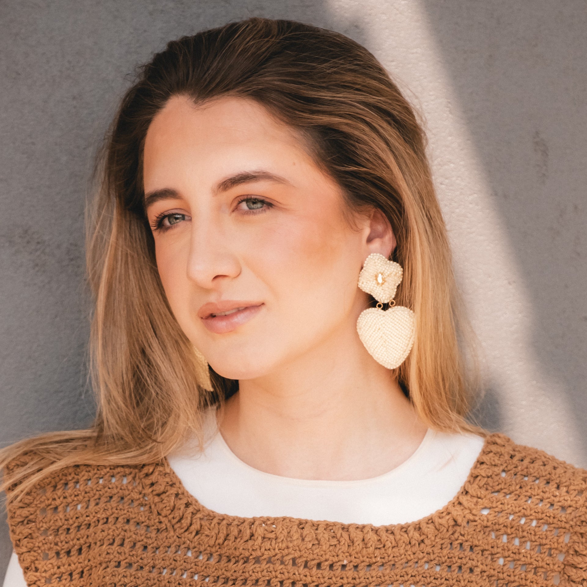 Gianna Heart Earrings