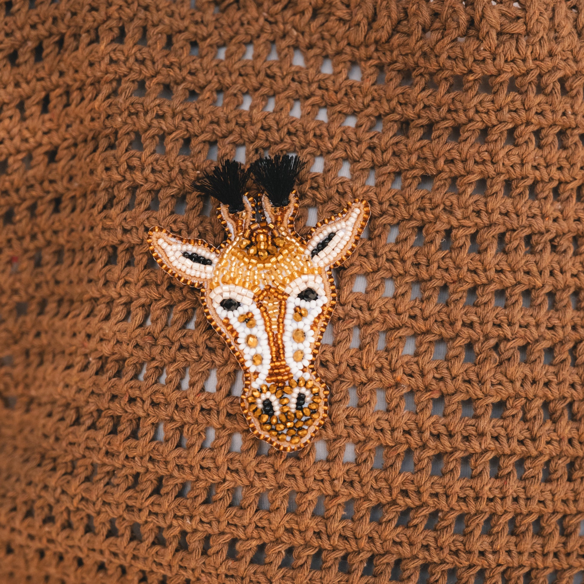 Punk Giraffe Brooch