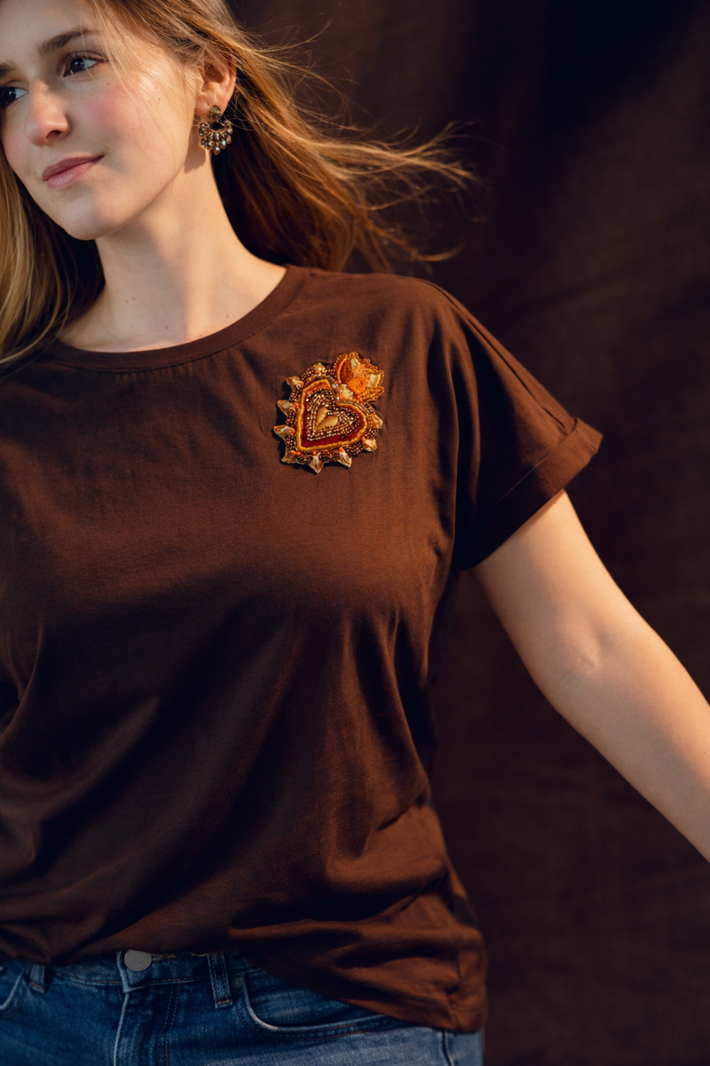 Embroidered T-Shirt Titlan