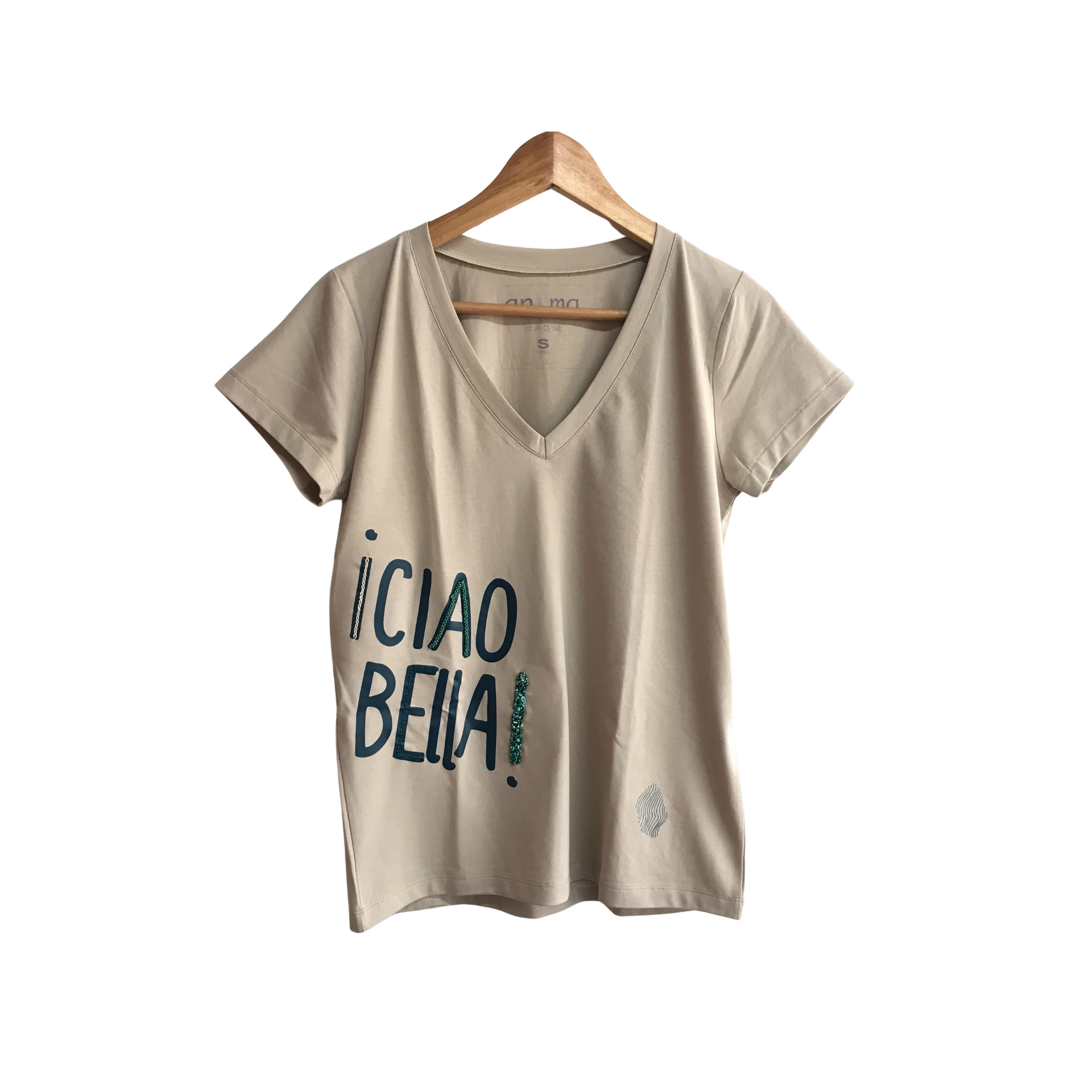 Embroidered T-Shirt Printed