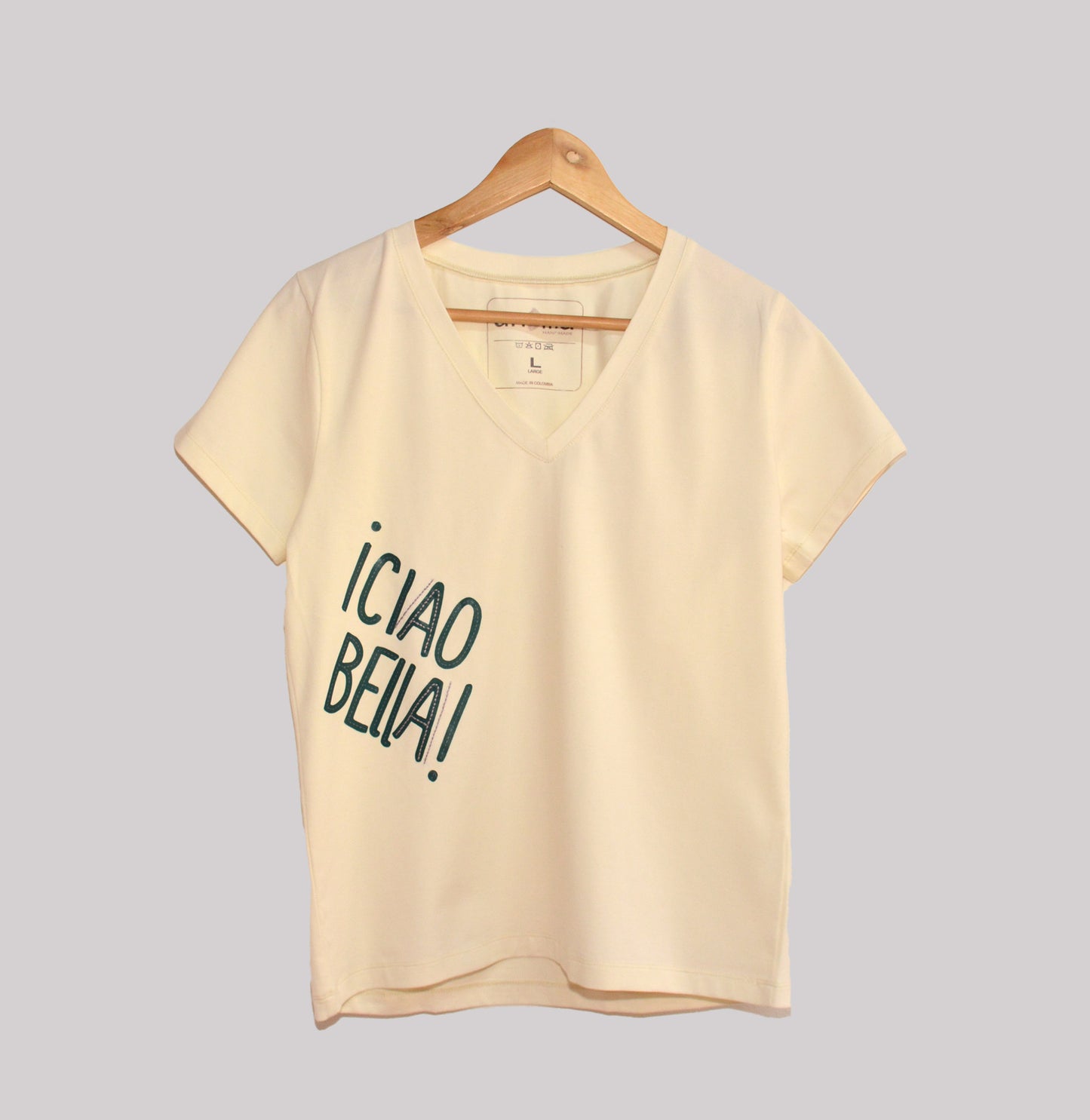 Embroidered T-Shirt Printed