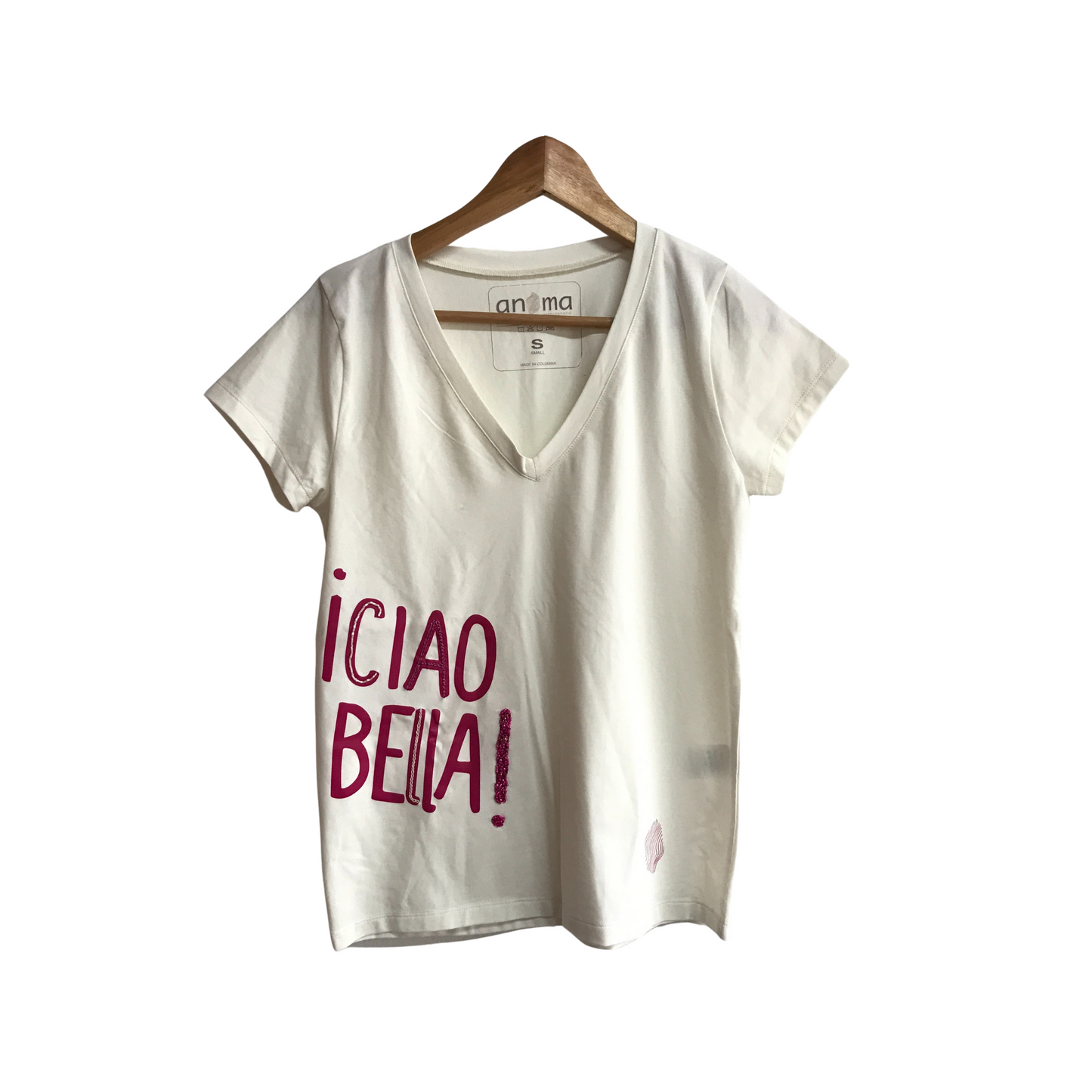 Embroidered T-Shirt Printed