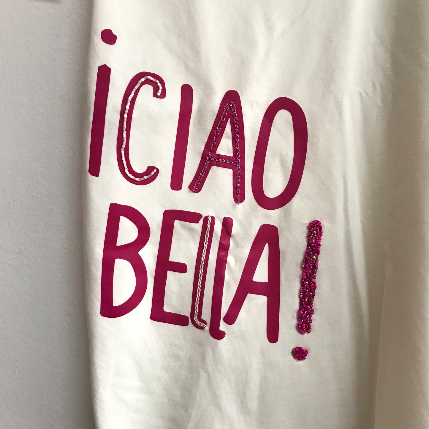 Embroidered T-Shirt Printed