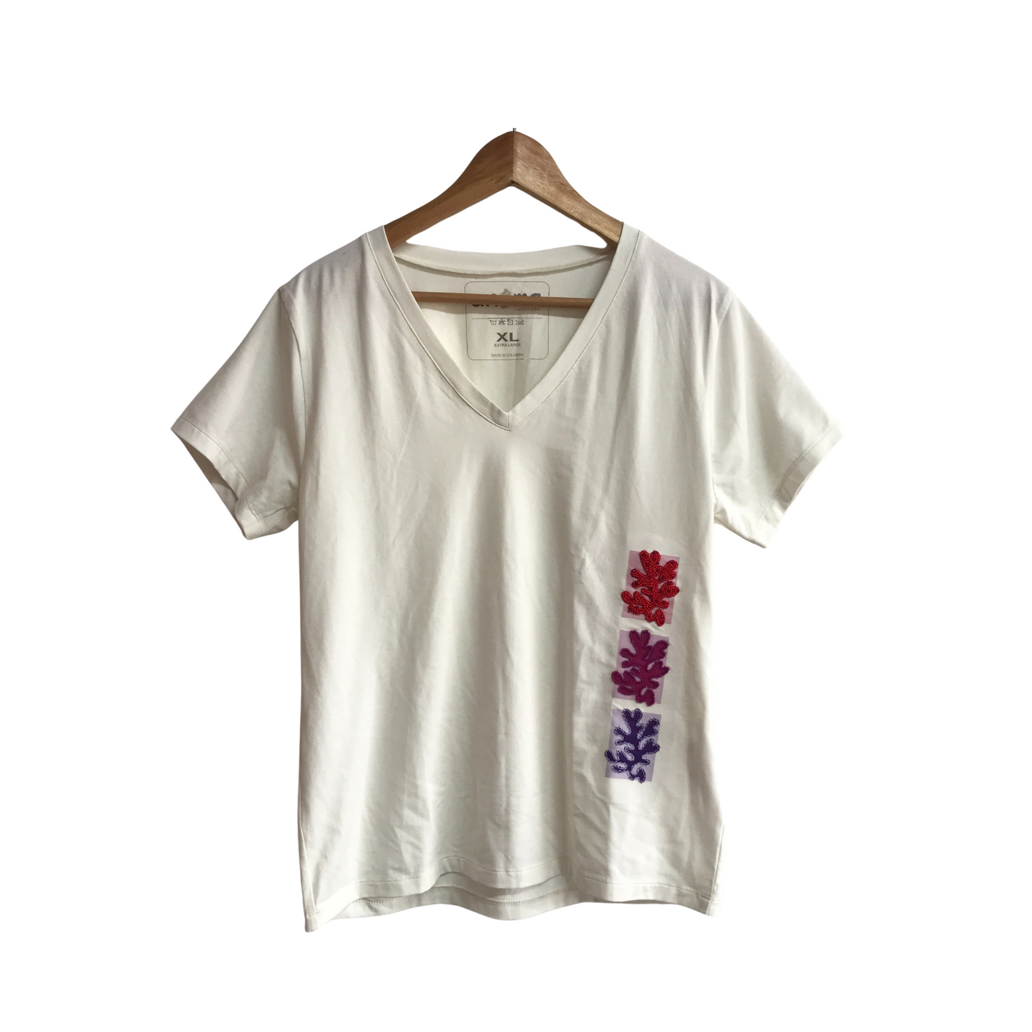 Embroidered T-Shirt Printed