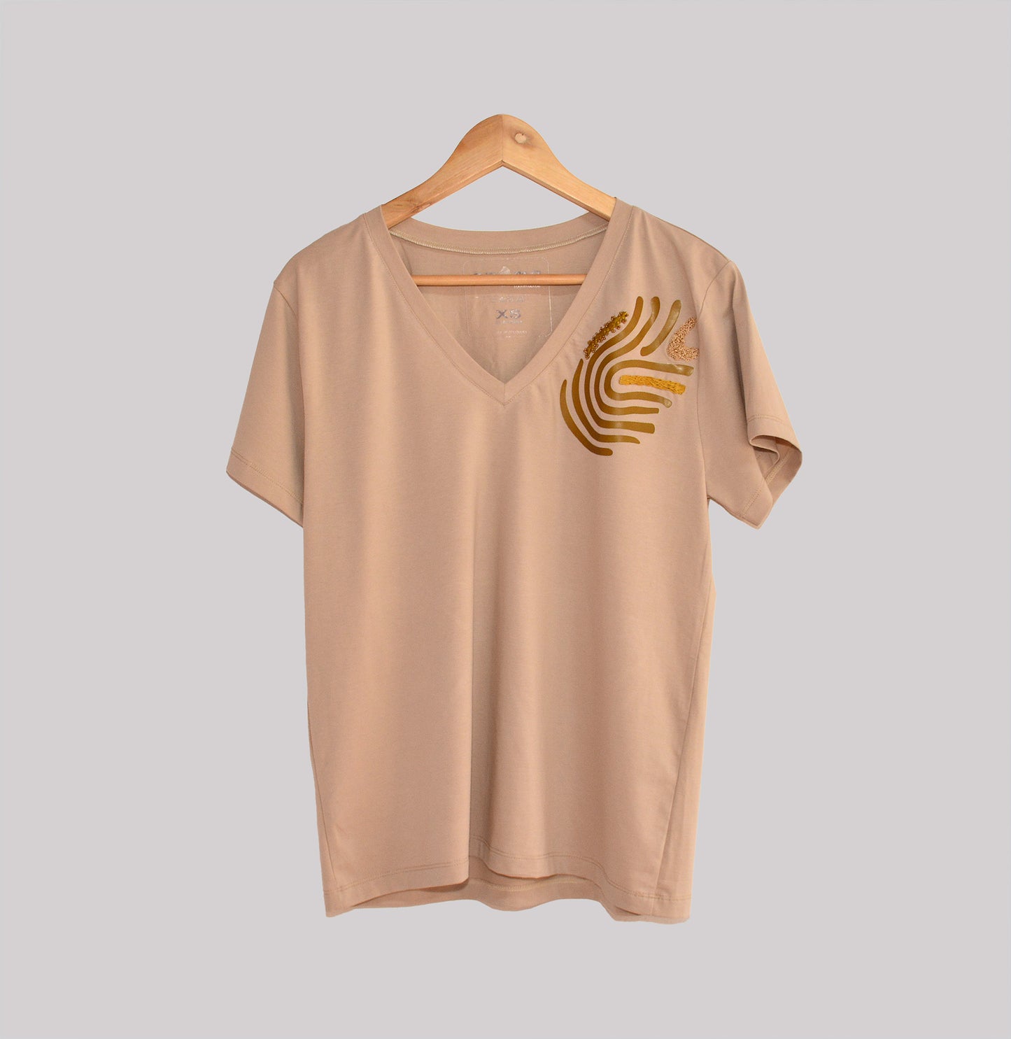 Embroidered T-Shirt Printed