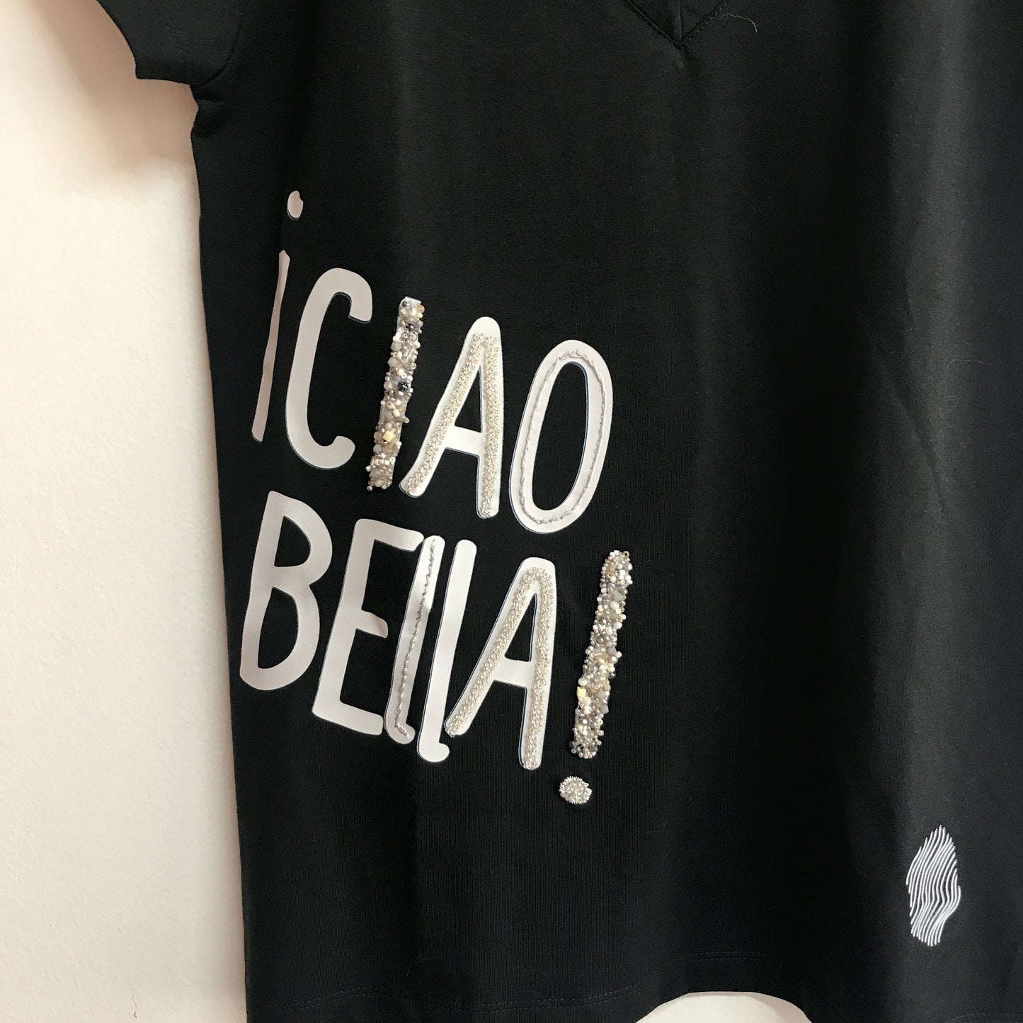 Embroidered T-Shirt Printed