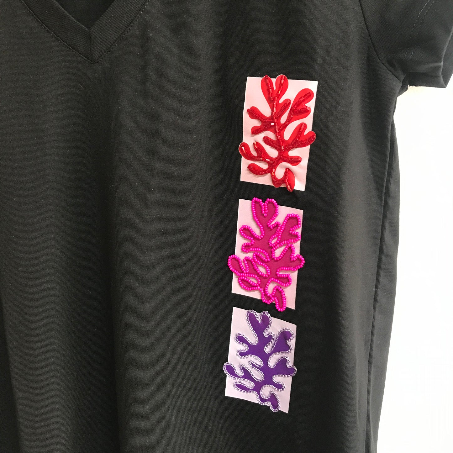 Embroidered T-Shirt Printed