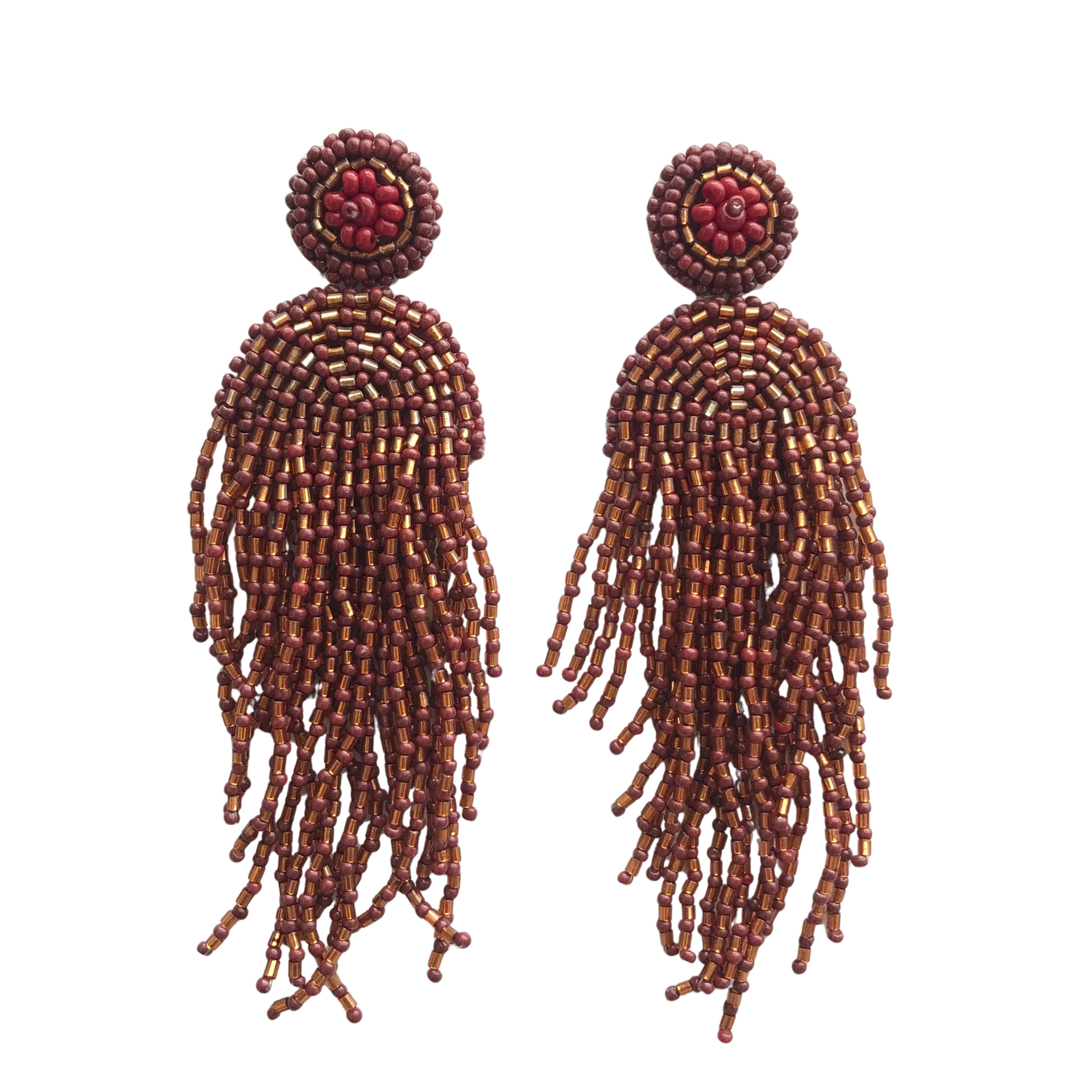 Rainbow M Earrings