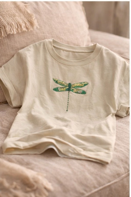 Embroidered T-Shirt Libelula