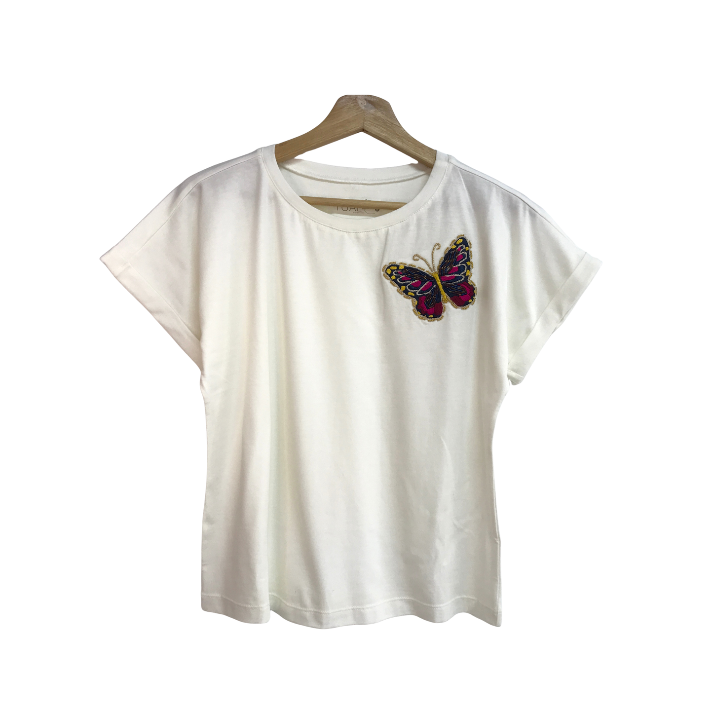 Embroidered T-Shirt Mariposa Reina