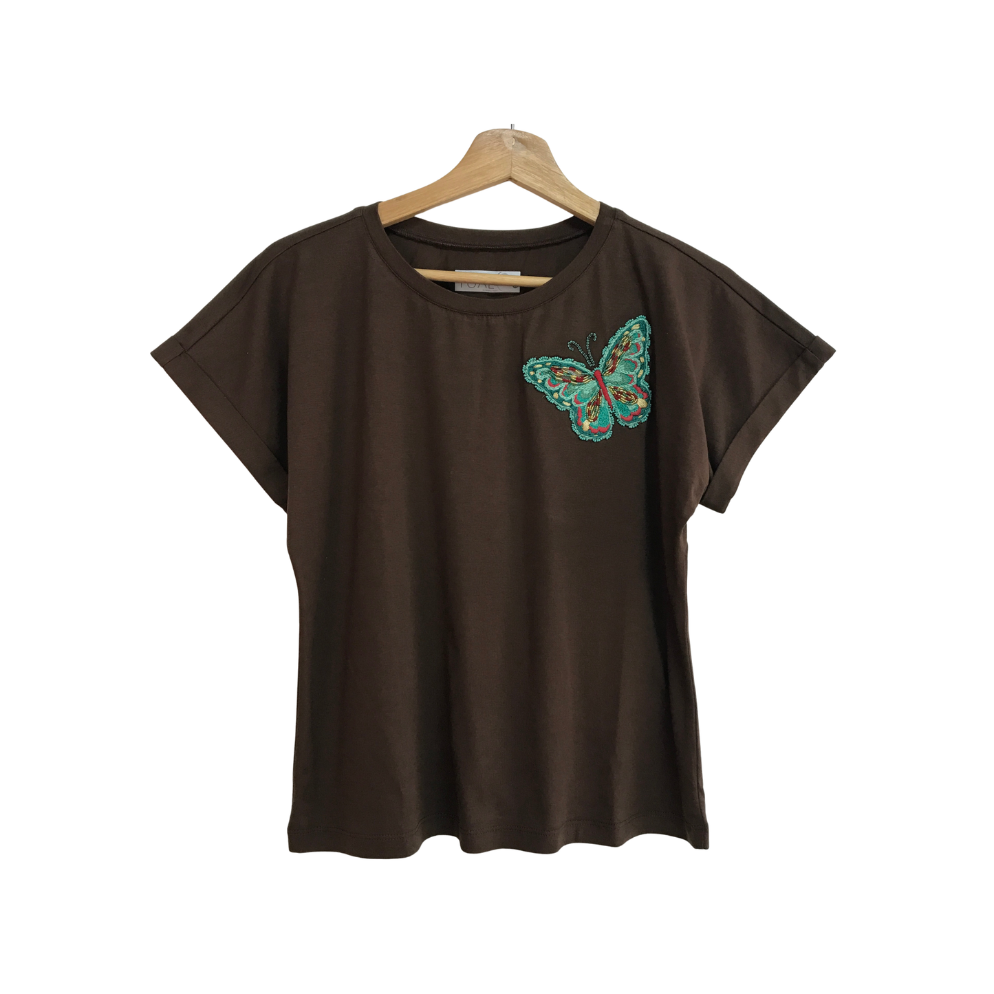 Embroidered T-Shirt Mariposa Reina