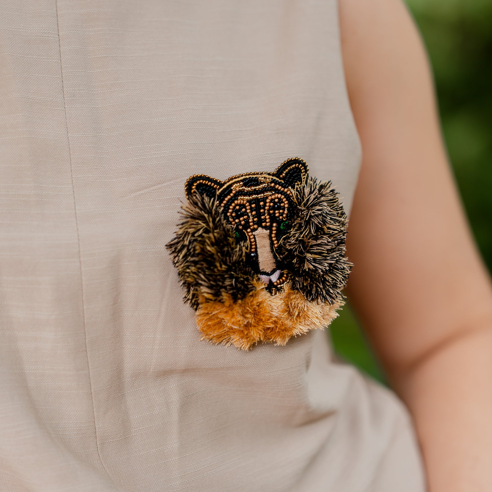 Tiger Brooch